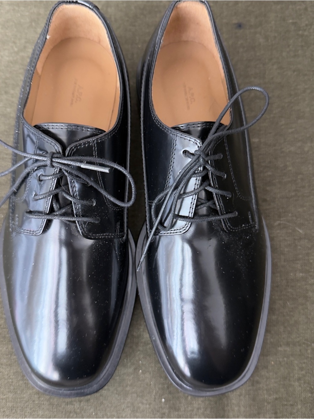 APC Charlie Leather Derby Shoes